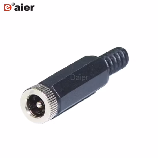 2.5mm/2.1mm Audio Video Connector Female Adapter DC Power Plug