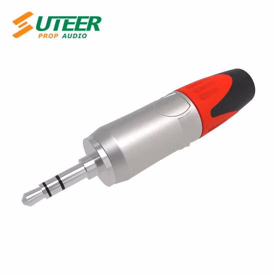 3.5 mm Mini Jack Headphone Plug Nickel Plated Shark Tyle