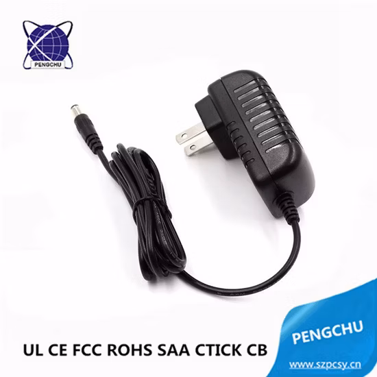 Plug in Power Adapter AC DC 12V 1A CCTV Power Supply 12V 1AMP Wall Plug CCTV Power Supplies 12V 1AMP for CCTV